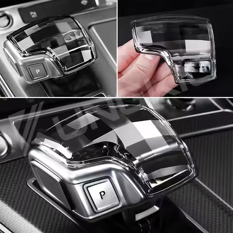 Crystal Gear Shift Knob For Audi A6 C8 A7 4K A8 D5 Q7 Q8 2019-2025 LHD Cover Trim Interior Accessori