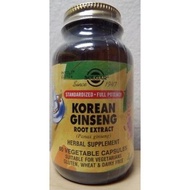 Solgar Full Potency Korean Ginseng Root Extract Dietary Supplement - 60 Capsule