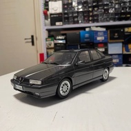 1: 18 Laudoracing Alpha Romeo 155 2.0 i Q4 1992 Car Model Gray Resin Material Exterior Color Box Not