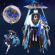 Genshin Impact Scaramouche Wanderer Cosplay Costume Hat Accessories Full Set