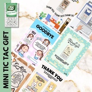 REBENICE 1Pcs Farewell Gift Mini Tic Tac Gift Set Cute & Meaningful Edition Colleague bulk Edition G