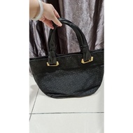 DKNY embossed tote bag