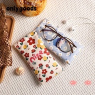 ONLYGOODS Glasses Box, Portable PU Leather Glasses Bag, Cute Storege  Cartoon Printed Eyewear Protec