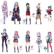 Heaven Burns Red Anime Keychain, Standee Model Study Desk Decoration