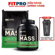 Optimum Nutrition Serious Mass Milk Powder (6LBS, 12LBS) Protein and Calorie Supplement - Imported f