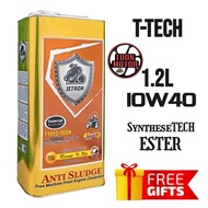 JETRON MINYAK ENJIN MOTOSIKAL 4T & SCOOTER (0.9L) FULLY ESTER SYNTHESE TECH ESTER 1LITRE 1.2 LITRE J