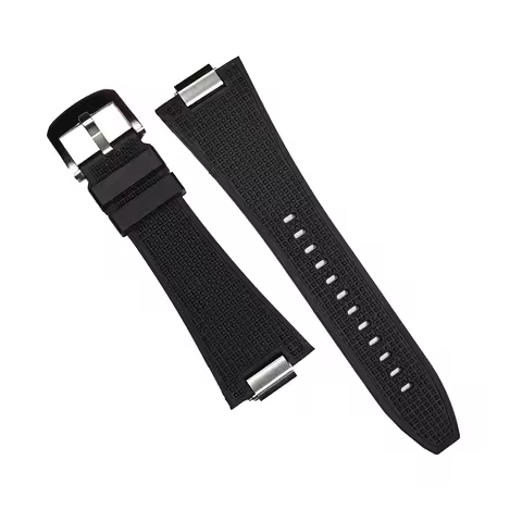 Compatible For Tissot PRX Watch strap fluororubber For TISSOT Super Player T137.407-410 original qui