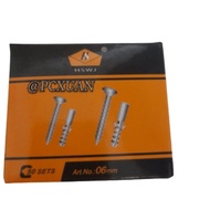 Expand nails with screw Screw Eye