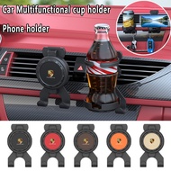 Porsche Car Multifunctional Folding Cup Holder Air Outlet Phone Holder Storage Hook Car Accessories，