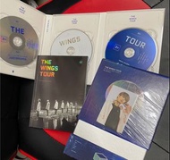 BTS TWT WINGS TOUR DVD 不拍卡況 田柾國 小卡 JK 防彈少年團 國卡 目測無損 全專