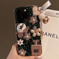 Green Sparkling Diamond Phone Case Compatible for Oppo Reno 14F Reno 14 13 Pro 13Pro 13F Reno14Pro R
