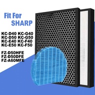 【100%-original】 Hepa Carbon Filter Fz-D50hfe Fz-D50dfe For Sharp Kc-D40 Kc-G40 Kc-D50 Kc-G50 Kc-E40 Kc-F40 Kc-E50 Kc-F50 Air Purifier