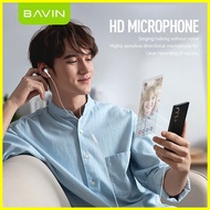 BAVIN HX872 HiFi BASS Wired Earphone USB-C In-Ear Headphone Headset With Microphone Stereo Sounds
