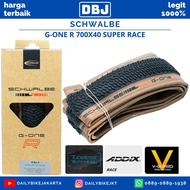 SCHWALBE TIRE G-ONE R 700X40 SUPER RACE EVO LINE ADDIX RACE TLE TAN