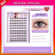 Eyelash Extension Set Self-120 Cluster Glue-Free False Adhesive Eyelash Clusters No Glue Needed