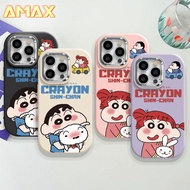 Cartoon Cute Crayon Shinchan Xiaoai Couple Casing For Realme C1 C2 C3 C11 C12 C15 C20 C20A C21 C21Y 