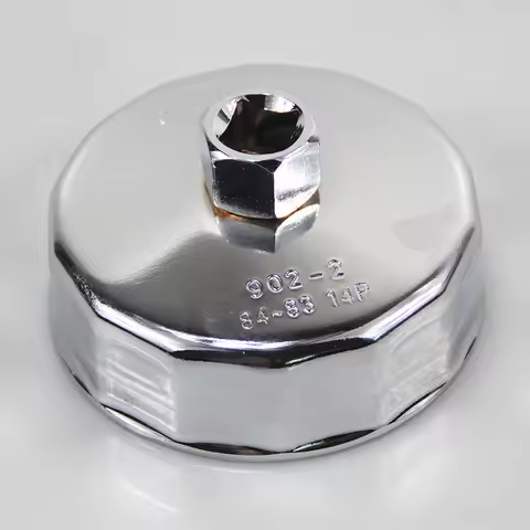 84mm-14 Flutes 902-2 Oil Filter Wrench Cap Remover Universal For MERCEDES-BENZ OM642 Car Garage Tool