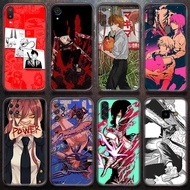 Samsung Galaxy A31 A50S A30S A70 A11 A12 A21S YH54 anime chainsaw man Soft black phone case