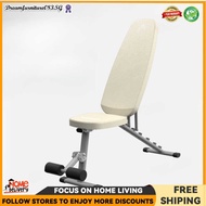 HK Equipment Bench Exercise Home Gym Chair Folding Workout Bench Bench Press Multifunctional Dumbbel