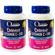 "OCEAN HEALTH" CHILD VITAMIN C-100 2X60s
