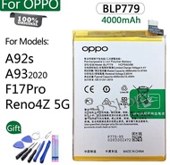 แบตเตอรี่ แท้ OPPO A93 (BLP779) แบต oppo A93 Battery BLP779 4000mAh. รับประกันนาน 6 เดือน