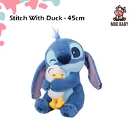 Moo Baby Patung Stitch Besar  Stitch With Duck Stitch Plush Toy Lilo And Stitch Stitch Doll Lillo St