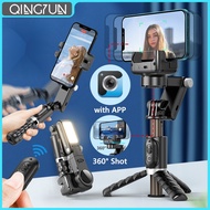 New Q18 Handheld Gimbal Stabilizer Desktop Follow Shooting Mode Smartphone Selfie Stick Tripod with 