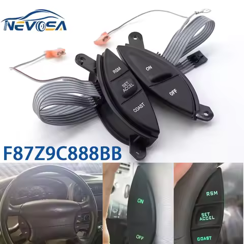NEVOSA F87Z9C888BB For Ford Ranger Explorer Sport Trac F150 Mercury Mountaineer Steering Wheel Cruis
