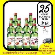 Jinro Soju Flavour 36clx10 Bottles (3xGrapefruit 3xPlum 4xStrawberry)