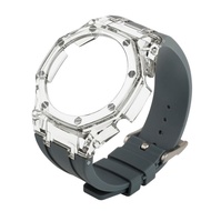 Suitable for GA2100/2110 GM-2100 Modified Glacier Transparent Jelly Case Strap GMA-S2100 Accessories