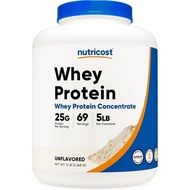 Nutricost Whey Protein Powder, Unflavored, 5 pounds - from Whey Protein Concentrate