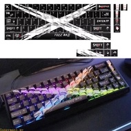 Best Original Profile Keycaps 74Key Backlit Keycaps Objection Sustained Theme for 60 61 65 67 68 Gam