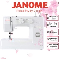 (1to1 Training)Janome Sakura 2112 Heavy Duty Mechanical Sewing Machine with 15 sittches and bobbin wind/sew at same time