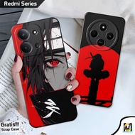 HP Redmi 15C 4G Case Redmi 14C 4G & 5G/ Redmi 13C 4G & 5G/ Redmi 12C 4G/ | Itachi's Motif | SoftCase