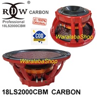 Speaker Subwoofer RDW 18LS2000 CBM ( Carbon ) Speaker Komponen Subwoofer RDW 18 LS 2000 CBM  18 Inch