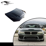 Real Carbon Fiber Car Bonnet Hood Covers Engine Hood for BMW F90 M5 Sedan 4-Door 2018-2022