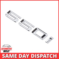 550i LETTERING REAR BOOT LID TRUNK BADGE EMBLEM FOR BMW 5 SERIES, CHROME