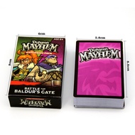 Ready Stock Fast Shipping All English Dungeon Mayhem dragons Extended Dungeon Board Game Cards