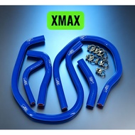 AJI RACING  RADIATOR SILICONE HOSE + CLIP XMAX250 V1-V3 & XMAX300 V1-V3 & XMAX V1-V3