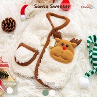 Santa Sweater - Doggie Christmas Theme Dog Clothes Xmas Christmas Male Female Cute Premium | Dog Cat