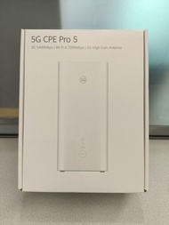 華為 Huawei 5G CPE Pro 5, SIM卡router路由器, WiFi 6 AX7200, 無鎖機 極新淨