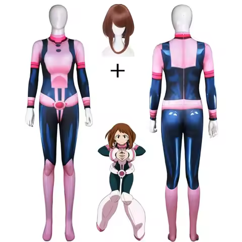My Hero Academia AsuiTsuyu Yaoyorozu Momo Battle Clothing Hero Academia OCHACO URARAKA Cosplay Women
