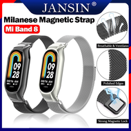 Dây đồng hồ Milanese cho Xiaomi Mi Band 9 8 Dây đeo Mi band 9 8 dây đeo bằng thép không gỉ metel mib