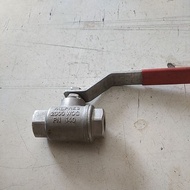 Ball valve 1/4 Valpres aisi 316: iron DN10 PN 140 2000 wog crank faucet