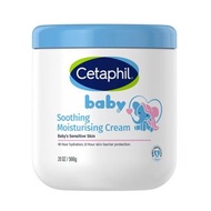 美國 Cetaphil Baby Soothing Moisturising Cream 舒特膚雪寶霜嬰兒舒敏乳霜566g	3499320017169