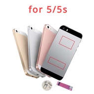 For Back Housing for IPhone 5 5G 5S Back Battery Cover Rear Door Housing Case Middle Chassis Replace