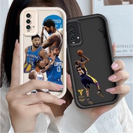 Casing NBA Phone For Redmi 9T POCO M3 Cute Cartoon Silicone NBA Shockproof Cover TPU Case