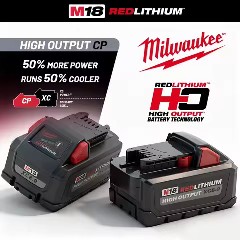 100% original Milwaukee M18 XC 18V 8.0Ah, for Milwaukee tool Rechargeable battery 18V 48-11-2830 073