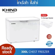 Khind Chest Freezer peti sejuk beku 300L FZ295