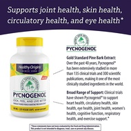 【Ready Stock】Healthy Origin Pycnogenol 100 mg 120 Veggie Capsules Support for Joint/Skin/Circulatory
